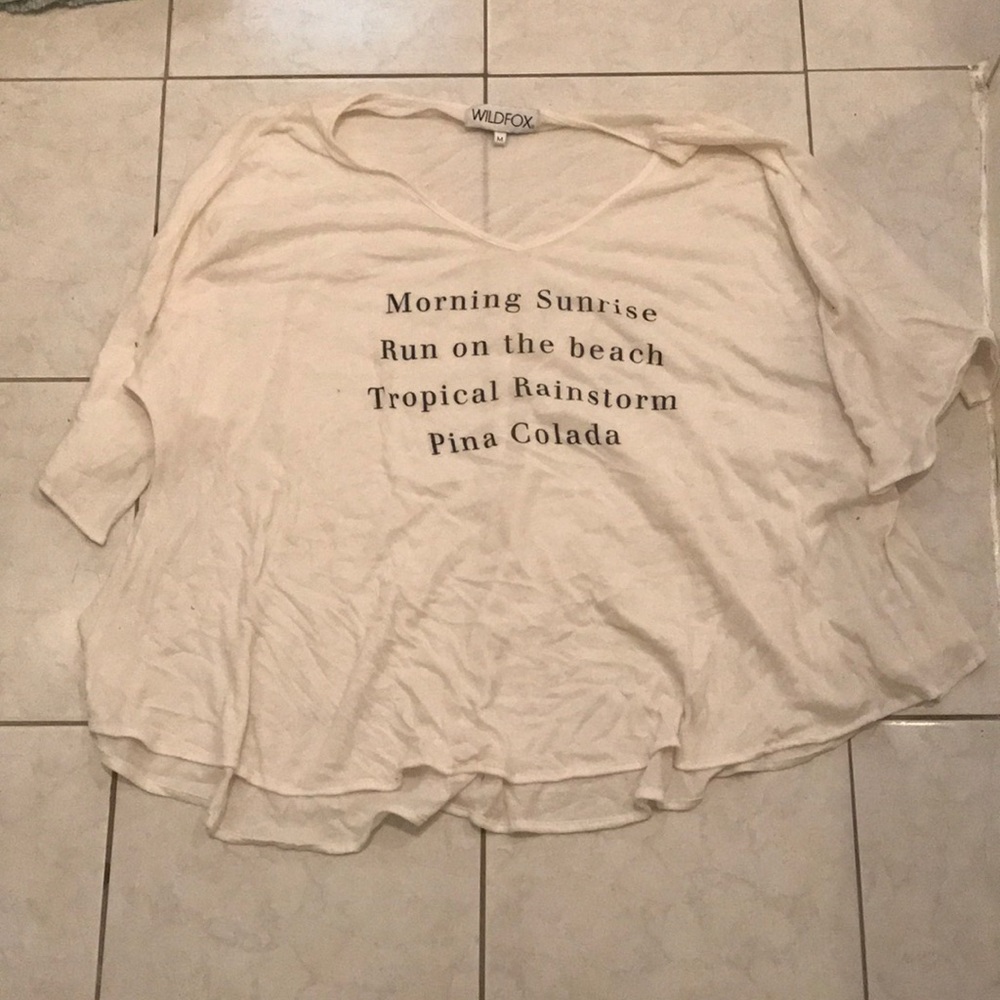 Wildfox oversized tee